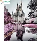 Полная Алмазная вышивка 3d Алмазная Вышивка крестом модная Алмазная мозаика узор из страз и замка zx
