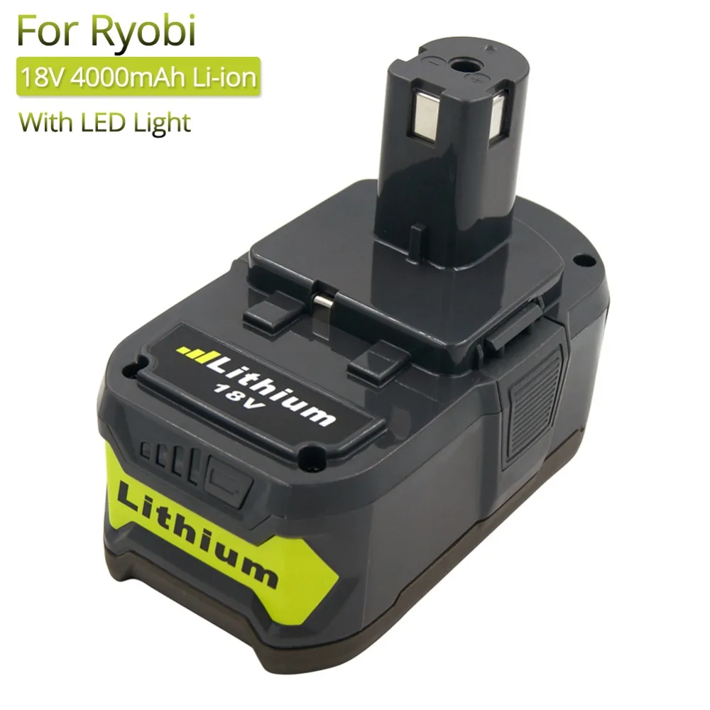 Аккумуляторная литий-ионная батарея 4 Ач для электродрели Ryobi 18 в запасная RB18L40