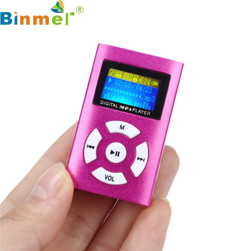 Миниатюрный MP3-плеер Binmer A-11 USB ЖК-экран поддержка карт Micro SD и TF на 32 ГБ |