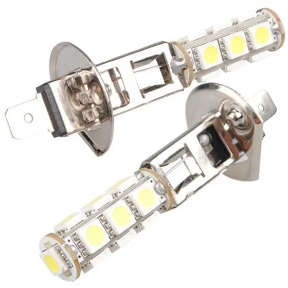 2 шт. автомобильный H1 13 светодиодный 5050 SMD белый головной светильник