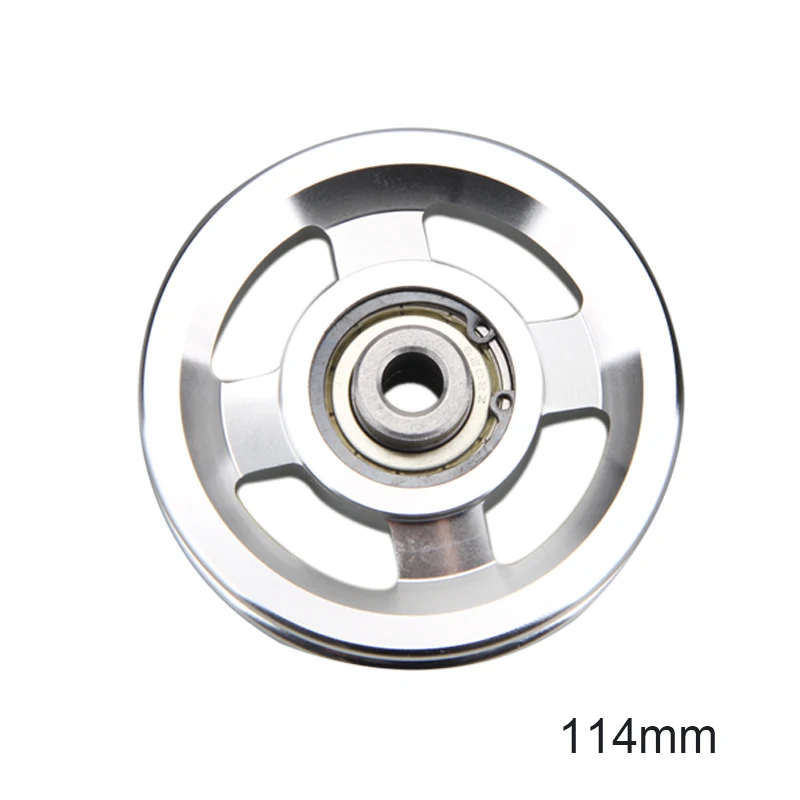 73/88/95/110/114mm Aluminum Bearing Pulley Wheel Cable Gym Fitness Equipment Parts Wearproof Tool | Спорт и развлечения