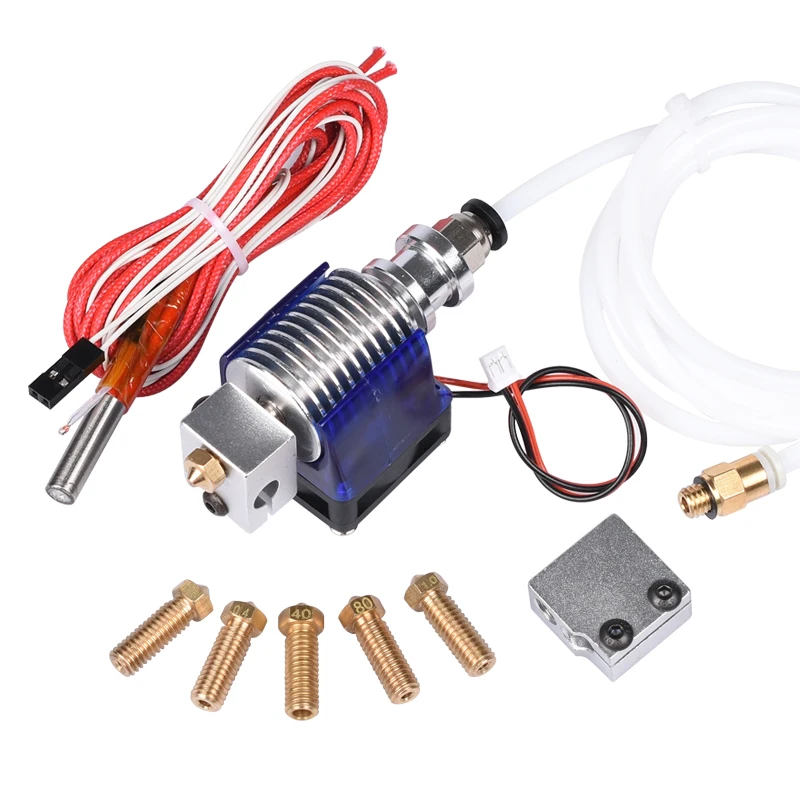 3D V6 J head Hotend Bowden Extruder 1 75/3 0 наполнитель Volcano Nozzle Kit 2/0 3/0 4/0 5 мм нагреватель