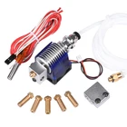 3D V6 J-head Hotend Bowden Extruder 1,753,0 наполнитель Volcano Nozzle Kit 0,20,30,40,5 мм нагреватель вентилятора PTFE для 3D принтера, запчасти