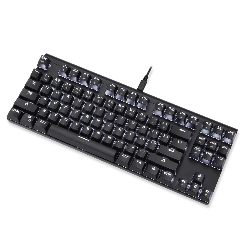 Оригинал Motospeed CK101 проводной Механическая игровая клавиатура RGB света