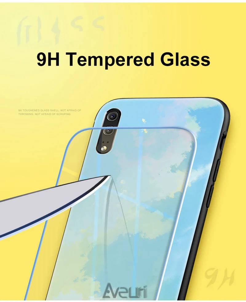 Стеклянная крышка чехол для телефона для Samsung Galaxy A40 A50 A70 J3 J5 J7 J2 Prime A6 A8 плюс A7 A9 S8 S9 S10 Примечание 10 плюс Coque