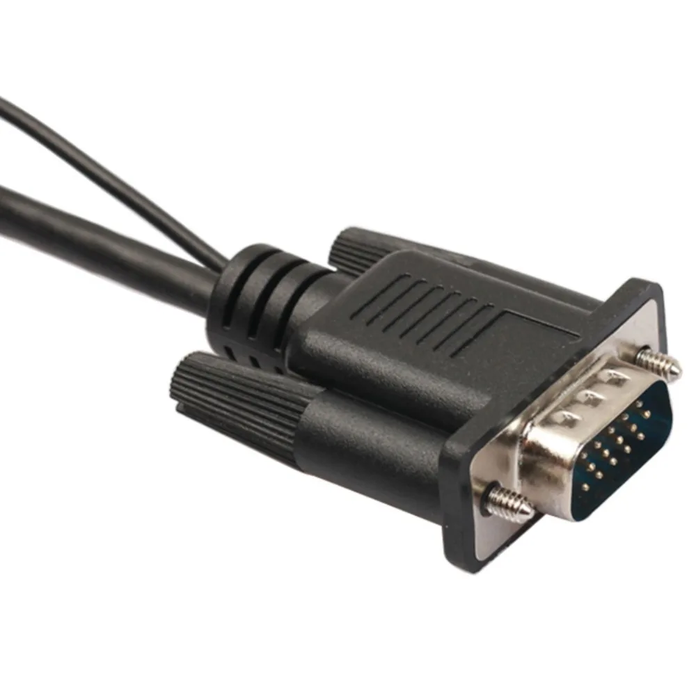 EDAL VGA в HDMI адаптер с 3 5 мм аудио поддержкой 1080P и USB питания Видео кабель конвертер
