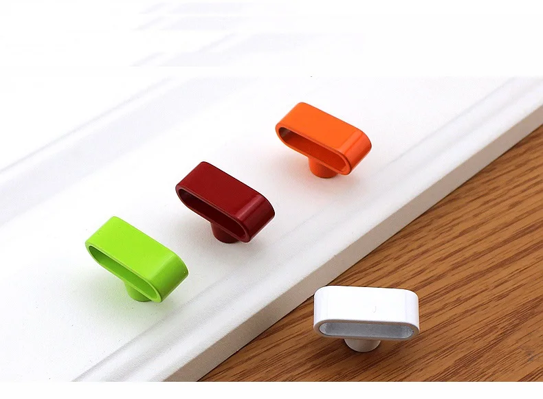 2 шт./лот красочный цинковый кухонный шкаф мебель гардероб ручка выдвижная