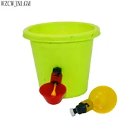 poultry chicken drinking cup automatic drinker chicken feeder plastic poultry water drinking cups easy installation with screws