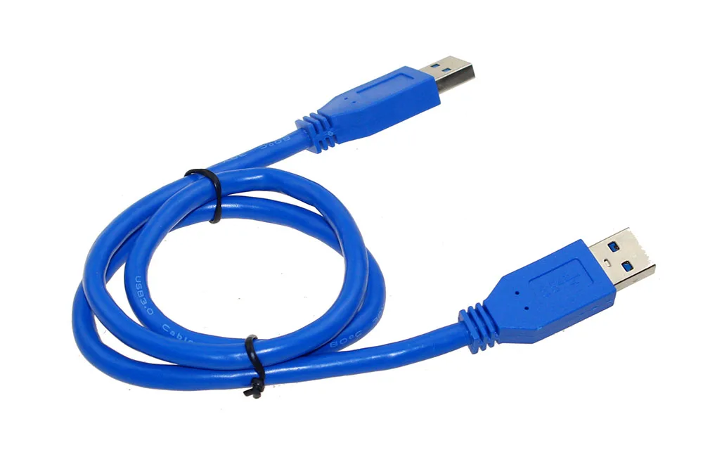 Фото Кабель USB 3,0, штекер-штекер, 0,6 м/2 фута, 1,5 м/5 футов, для передачи данных, жестких дисков, ноутбуков, ПК №4