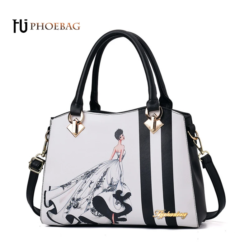 Hjphoebag модельер Для женщин символов сумки женские из искусственной кожи Сумки