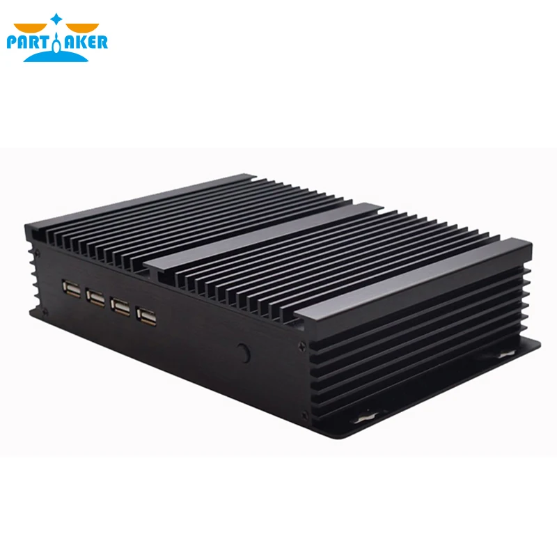 Partaker I2 Intel Celeron 1037u Промышленные ПК 1007u HDMI 4 RS232 двойной NIC 2 LAN 8 USB Wi Fi прочный