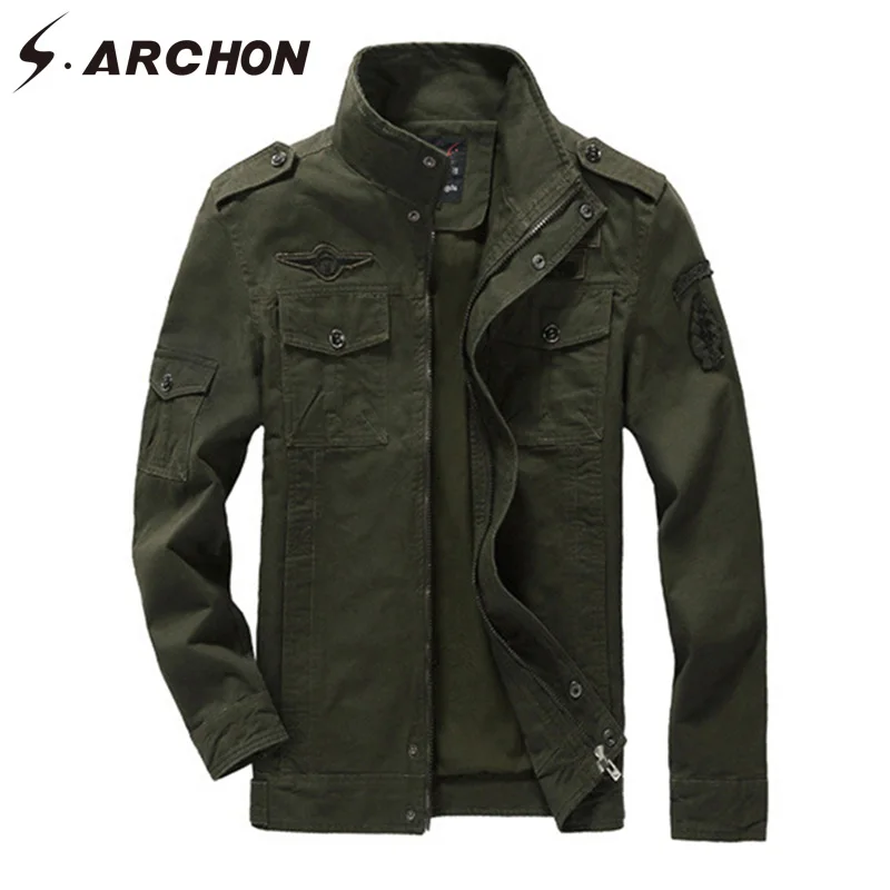 Мужская армейская куртка-карго S.ARCHON повседневная хлопковая тактическая