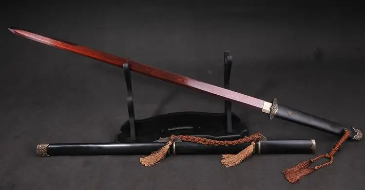 Аутентичные длинные Кван мечи супер китайской династии Тан для занятий ушу