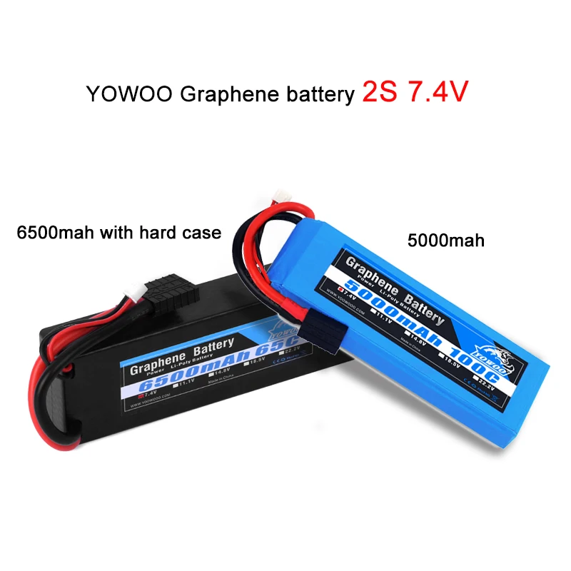 Радиоуправляемая графеновая батарея Lipo 2S 7,4 V 3S 11,1 V 4S 14,8 5S 18,5 V 6S 22,2 V 3000mah 3300mah 4000mah 5000mah 6000mah 6500mah для радиоуправляемого автомобиля