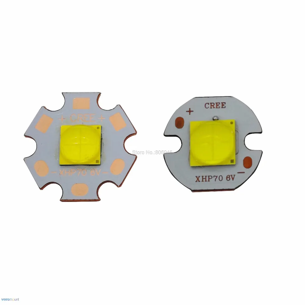 Светодиодный излучатель высокой мощности Cree XHP70.2 6 в холодный белый нейтральный 16