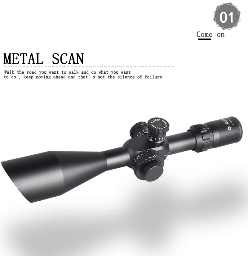 KANDAR6-18X56Q FFP тактический прицел красный зеленый с подсветкой Прицел снайперской винтовки оптический прицел охотничьи прицелы винтовка air Red dot