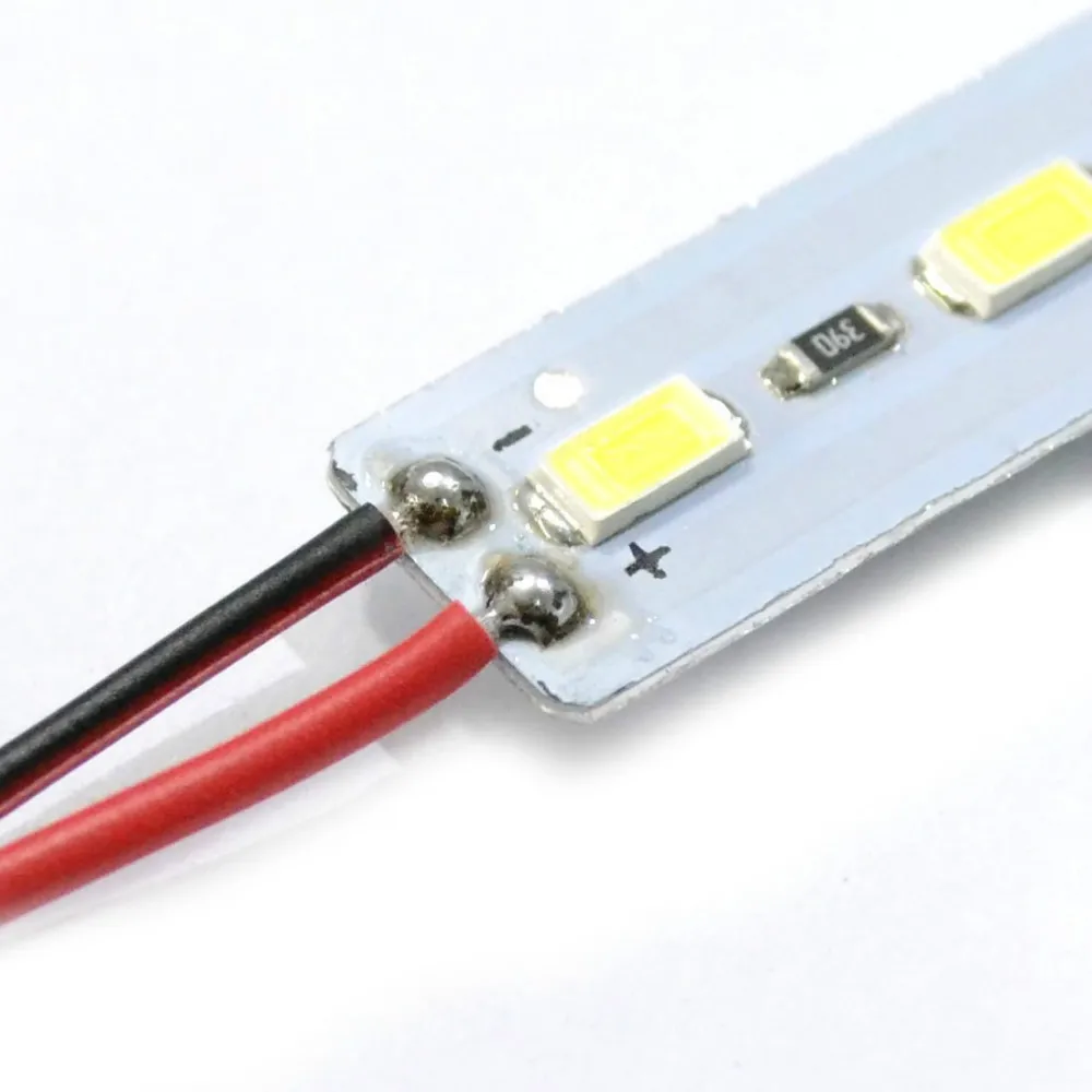 10 шт., длина 1 метр, 5630 5050 72led dc12v LED жесткий бар пропилен-каучука прокладки с U алюминиевый профиль оболочки канала корпус угловые светильники освещение для кухни