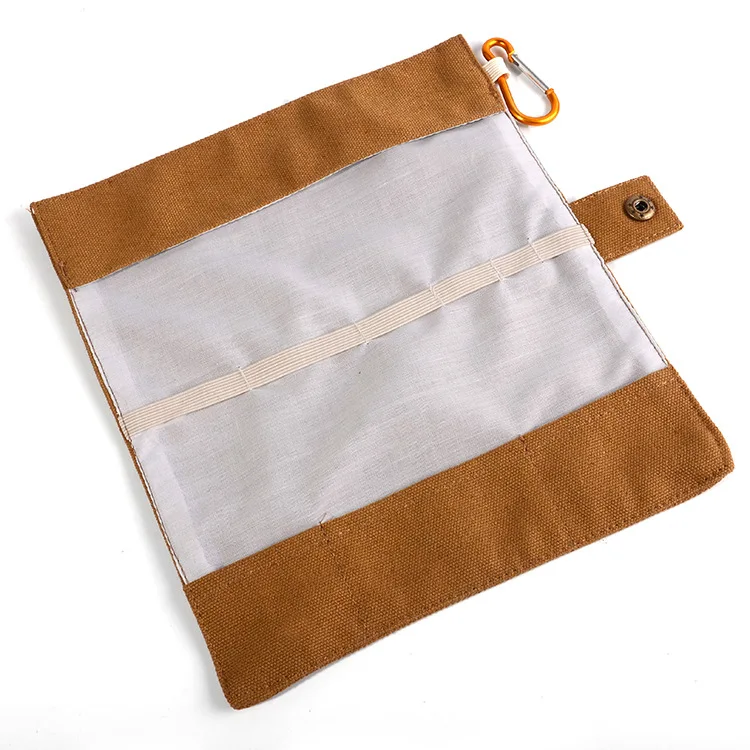 Походный набор столовых приборов из бамбука 6 шт деревянная вилка Столовые