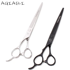 Парикмахерские ножницы A8001 для левой руки, профессиональные ножницы для стрижки волос 5,5, 6, 7 дюймов, филировочные ножницы