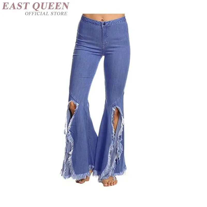 

Jeans with high waist bodysuit woman one piece pants Wide Leg Pants sexy capris pants push up jeans wide leg jeans FF541 A