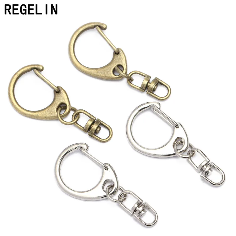 REGELIN античные бронзовые брелки для ключей цепочки 20 шт./лот самодельные
