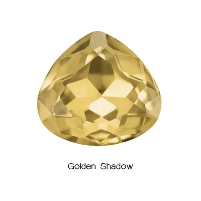 Golden Shadow Хрустальные стразы в форме сердца, высокое качество, стразы для шитья, Стразы для одежды Cr - Цвет: Golden Shadow