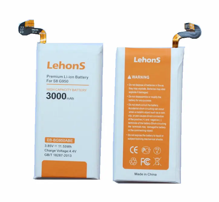 LehonS 2 шт./лот 3000 мАч EB BG950ABE сменная батарея для Samsung Galaxy S8 S 8 G9508 G9500 G950U SM G G9550 G950|battery