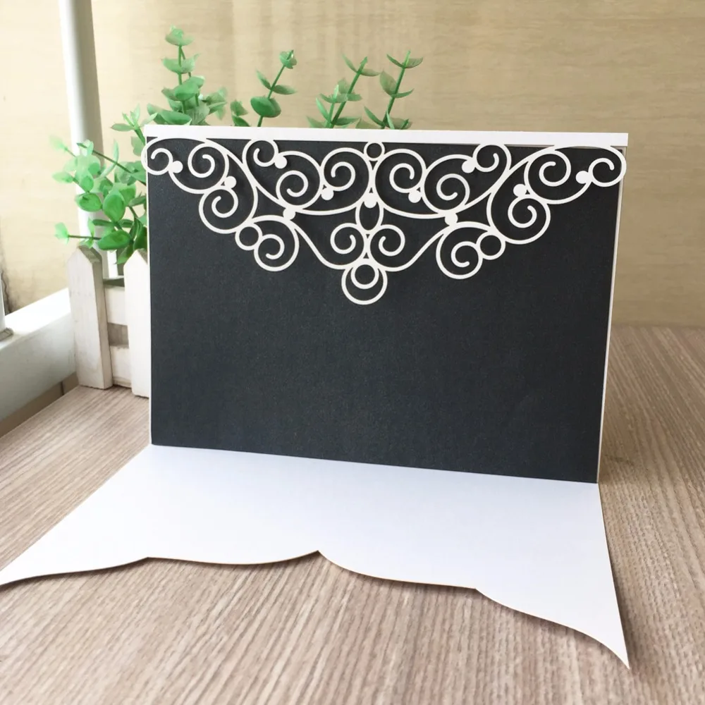 

30Pcs/Lot New Arrival Laser Cut Invitation Card Wedding Invitations Elegant Event&Party Supplies Greeting Blessing Card