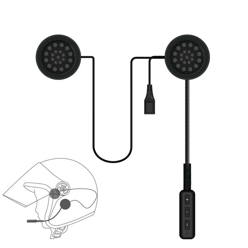 V4.1 + EDR мотоцикл Шлемы гарнитуры Bluetooth Мото гарнитура наушники для MP3 музыка GPS