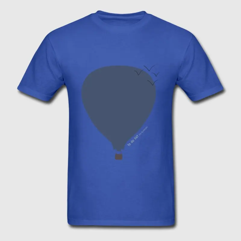 Футболка с принтом Для мужчин Уличная сделать: летать в горячий воздух воздушный