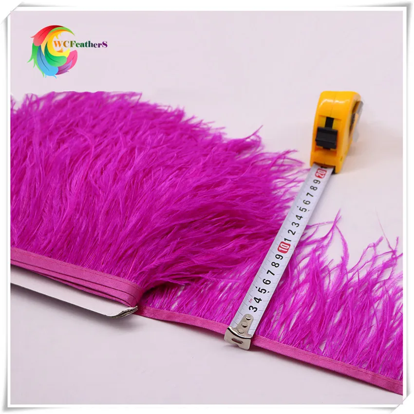 COLOR O4 1 ярд кофр страусиные перья бахрома планки Высота 10-15 см для DIY юбка платье костюм Лента отделка из перьев - Цвет: COLOR O4