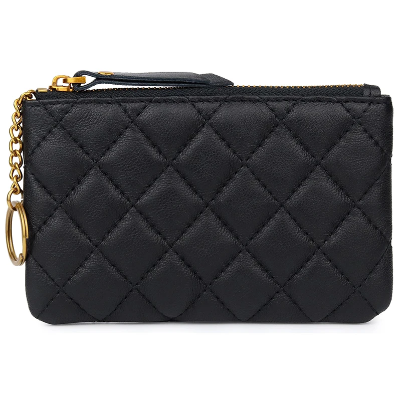 Premium Sheepskin Geometric Women's Coin Purse Hot Brand New Arrivals European And American Style Genuine Leather Women Wallets | Багаж и