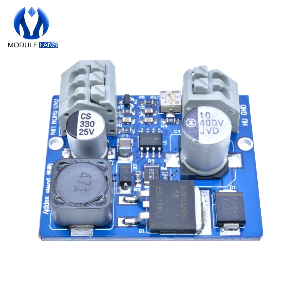 DC 12В 24В NCH6100HV высоковольтный источник питания постоянного тока для Nixie Tube Magic Eye Diy