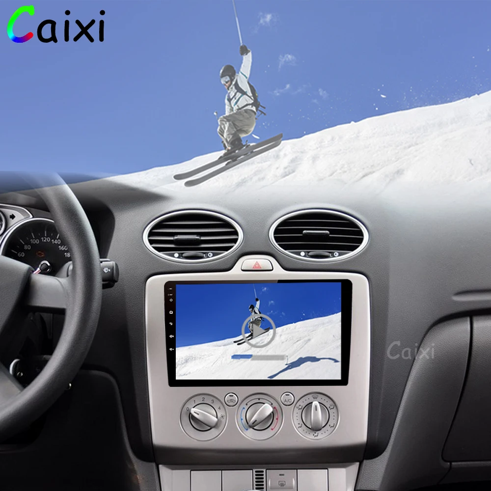 CAIXI автомобильный Android 8,1 мультимедийный плеер для Ford Focus Exi MT AT 2 2004 2005 2006 2007 2008-2011 Автомобильный Радио gps навигация