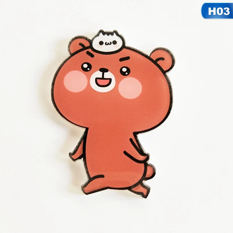 1 шт. Мультяшные значки с медведем панды для одежды Kawaii Акриловые Значки на рюкзак