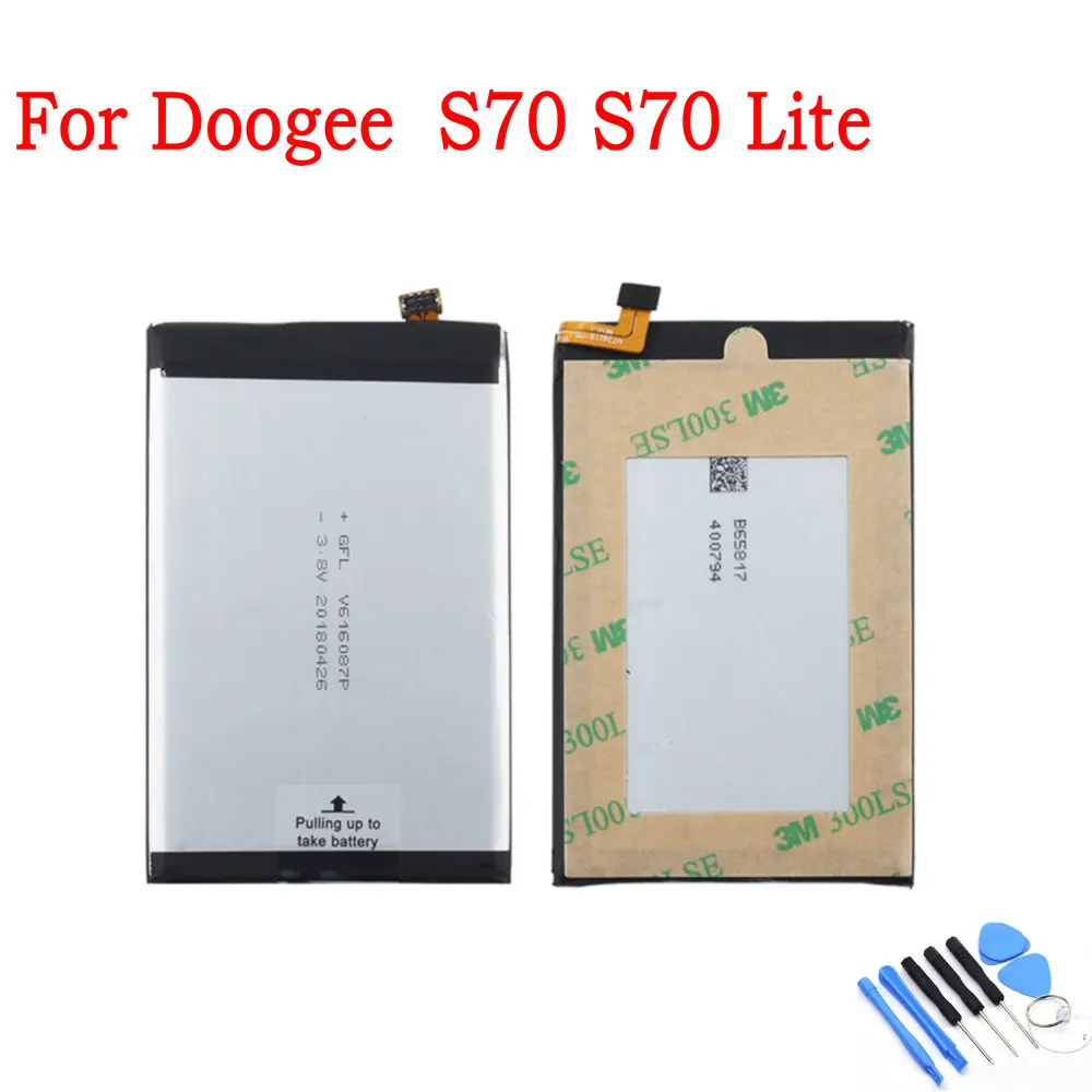 100% Новый оригинальный аккумулятор 5500 мАч Для Doogee S70 Lite мобильный телефон |