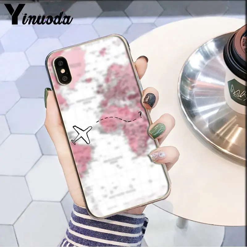 Yinuoda путешествие по всему миру Новинка чехол для телефона Fundas чехол для Apple iPhone 8 7 6 6S Plus X XS MAX 5 5S SE XR Чехол для мобильного телефона