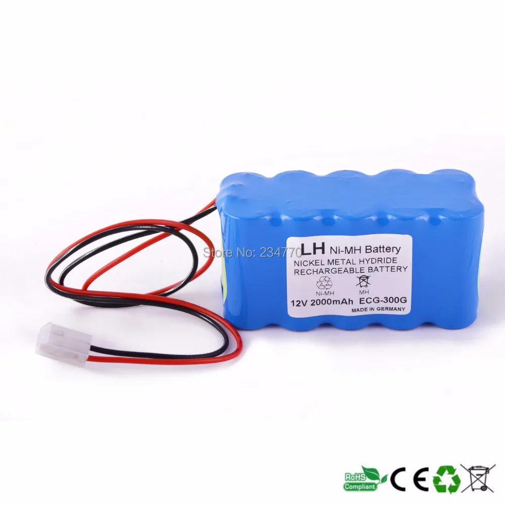Замена медицинской батареи для Biocare ECG-101 ECG-101G ECG-100 цифровая 1-канальная