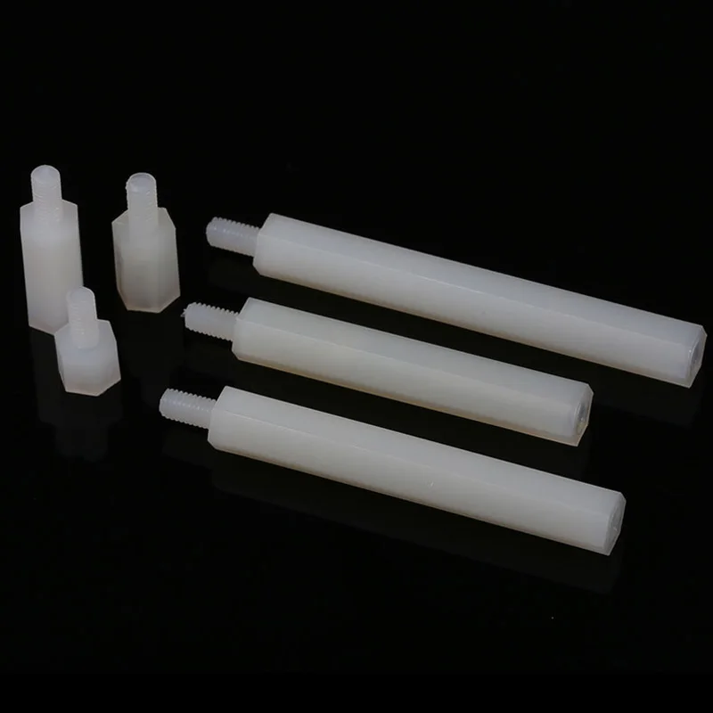 10PCS M2*5/6/8 .. 20 Шестигранная нейлоновая колонна/одноголовая Изолированная