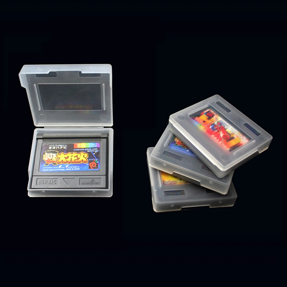 10 шт. для SNK Neo Geo Pocket color N G P C пластиковый прозрачный игровой картридж чехол