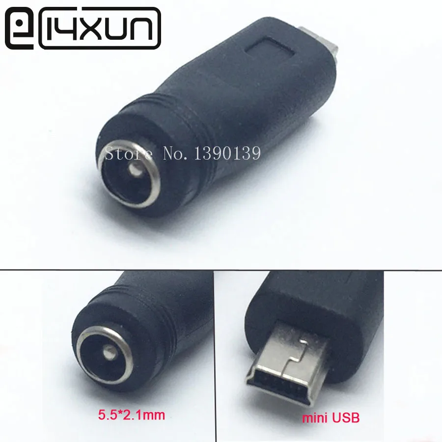 Адаптер питания постоянного тока с разъемом 5 5*2 1 мм на Mini USB папа коннектор для GPS