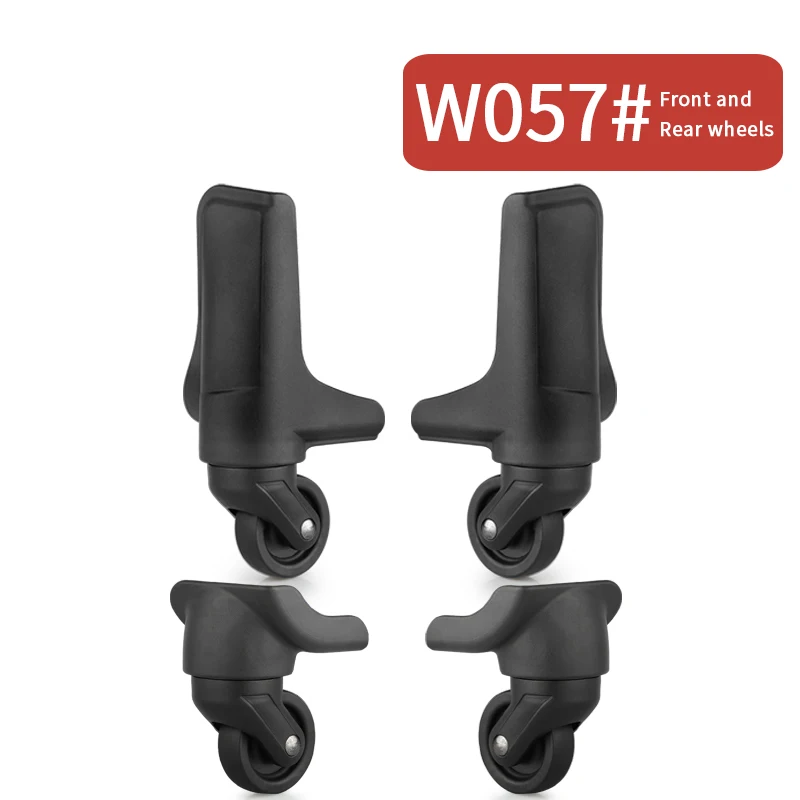 W057(4 Wheels)Black Чемодан на колесиках, дорожная сумка на колесиках, модная новинка, универсальный чемодан на колесиках, аксессуары, пароль, коробка для самолета, Универсальные ролики - Цвет: W057(4 Wheels)Black
