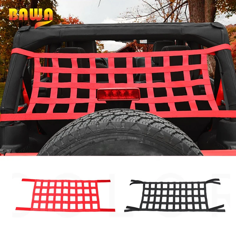 BAWA Авто крыши сетка для хранения Sunshafe Jeep Wrangler YJ TJ JK JKU JL JLU 1987 2019