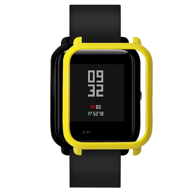 CEA4425YW Чехлы для часов рамка для Amazfit Bip Молодежный защитный чехол умных часов чехол тонкий цветной каркас чехол защитная оболочка для Xiaomi Huami - Цвет: CEA4425YW