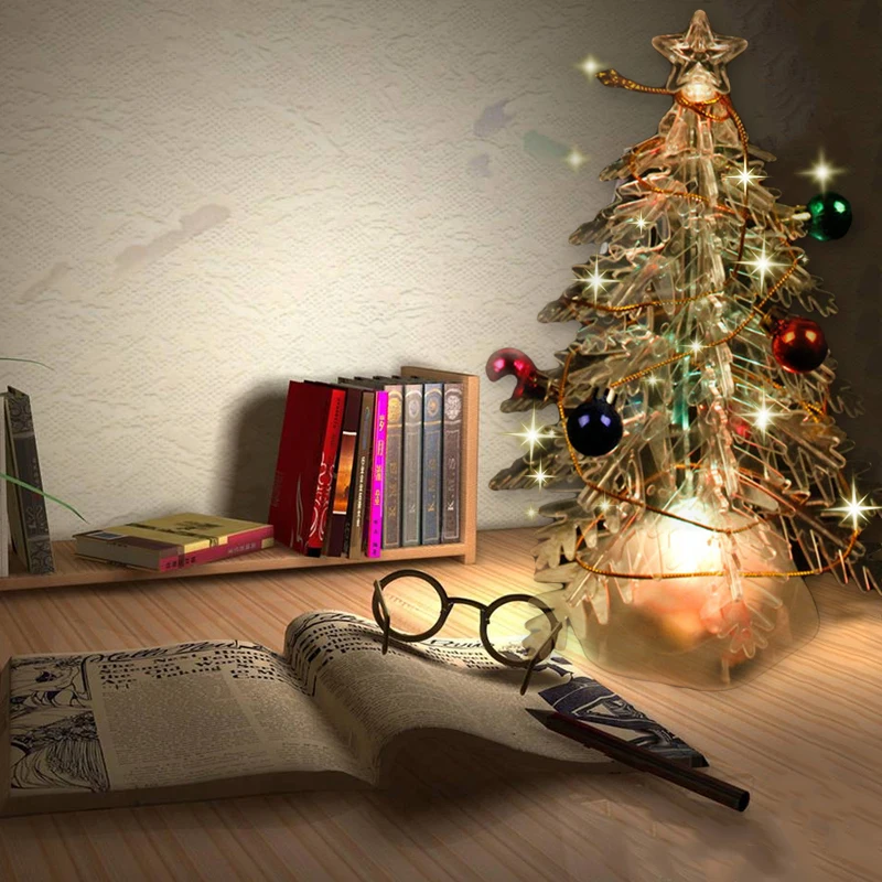 DIY LED свет Рождественская елка ПВХ Рождественский искусственный