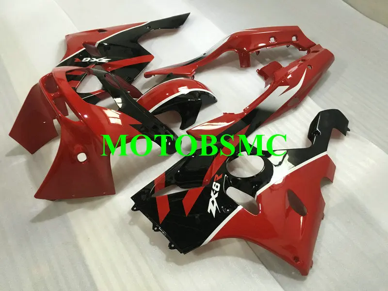 Комплект обтекателей для мотоциклов KAWASAKI Ninja ZX6R 94 95 96 97 ZX 6R 1994 1995 1997 ABS красный
