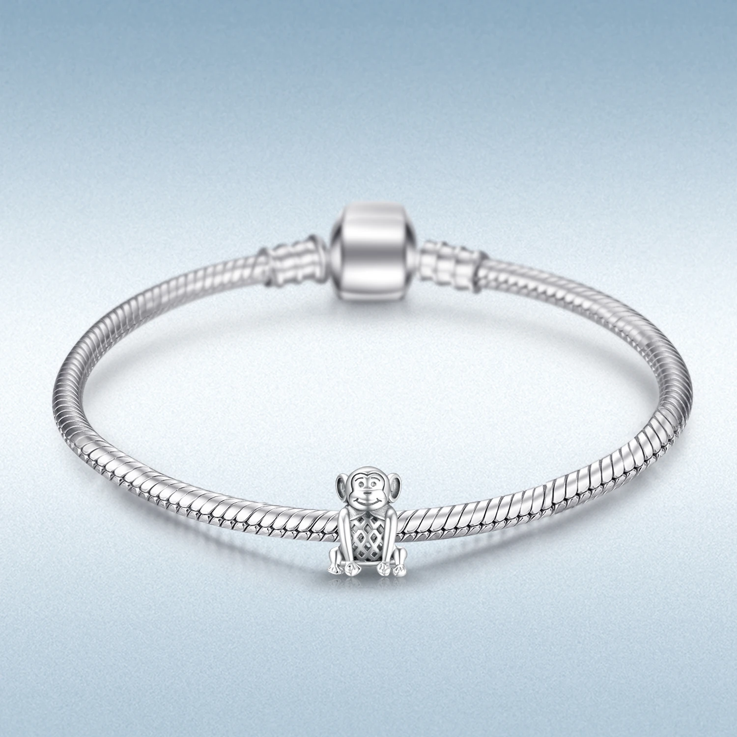 JewelryPalace 925 Sterling Silver Monkey Beads Charms Original Fit Bracelet original Jewelry Making | Украшения и аксессуары