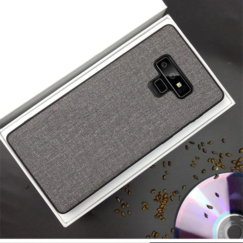 Crouch ткань PU кожаный чехол для samsung s8 s9 plus люкс Ретро телефона Примечание 8 9 мягкая