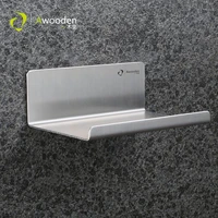 awooden kitchen bathroom wall mounted phone holder ipad holder stainless steel tissue box holder