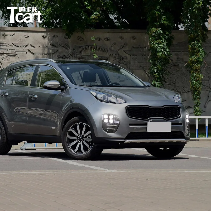 Tcart Автомобильные светодиодные дневные ходовые огни для Kia KX5 2016 2017 белый цвет DRL